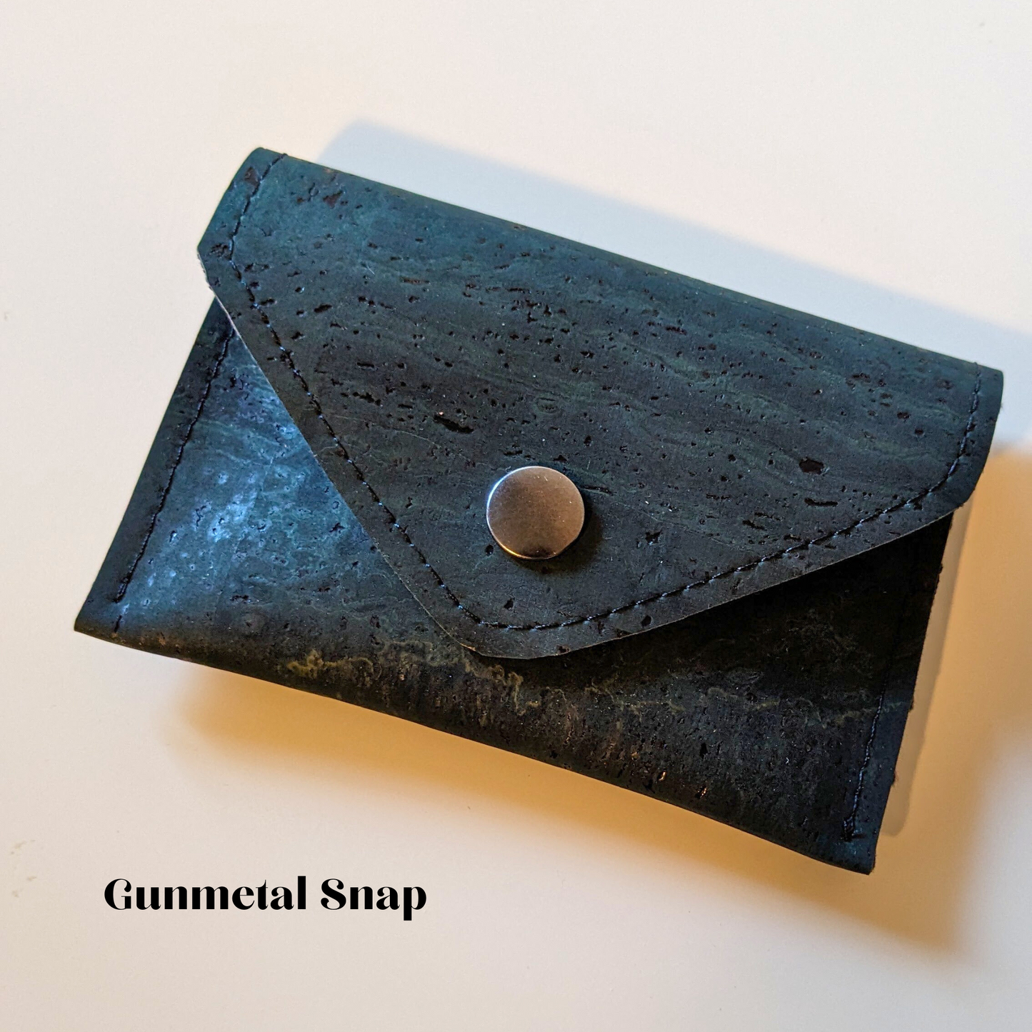 Cork Mini Envelope Wallet - Forest