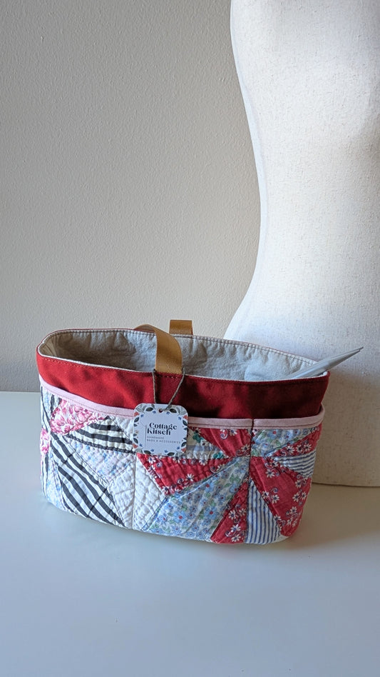 Vintage Quilt Project Bag