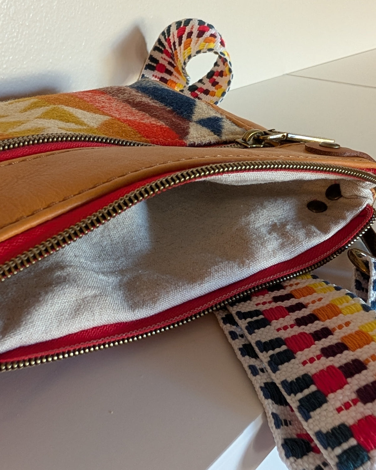 Leather Devon Crossbody - Smith Rock Bright