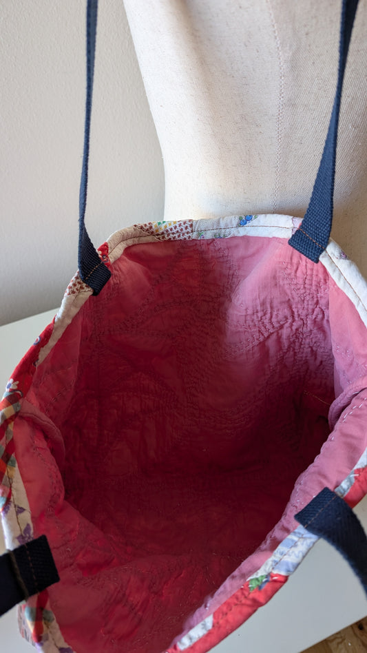 Vintage Quilt Tote