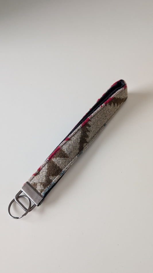 Keychain Wristlet in Pendleton Wool ® - Long Style 2