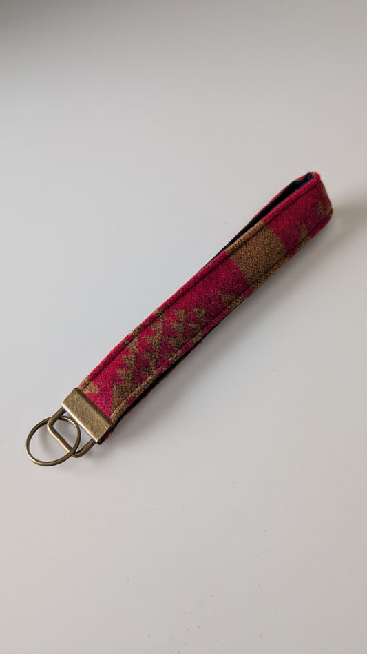 Keychain Wristlet in Pendleton Wool ® - Long Style 4