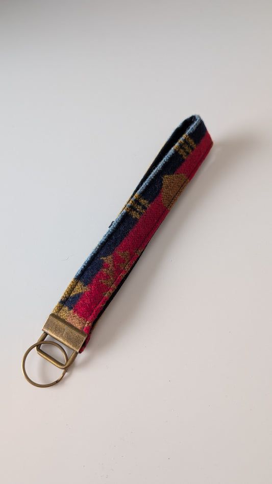 Keychain Wristlet in Pendleton Wool ® - Long Style 5