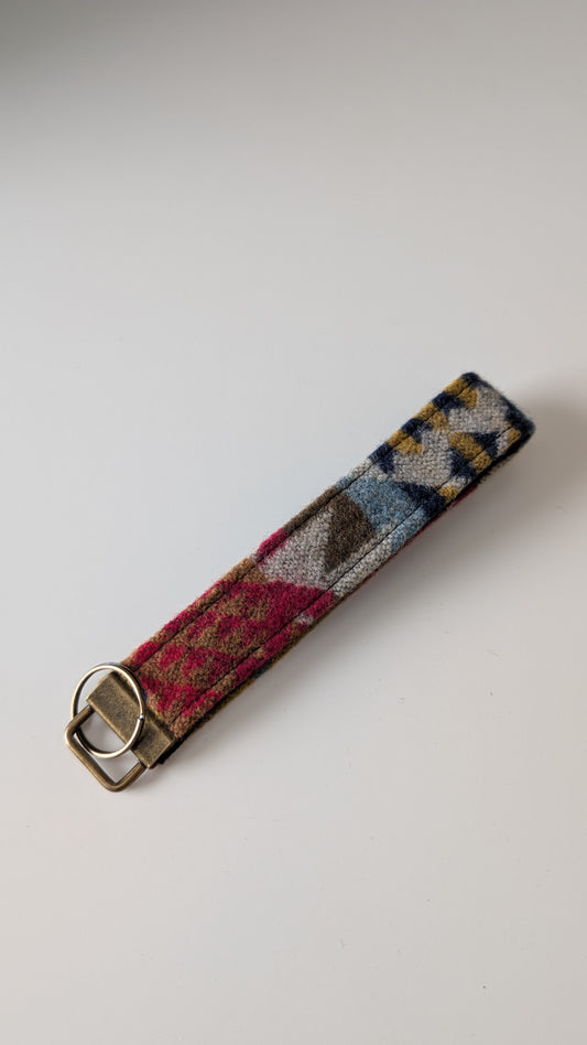 Keychain Wristlet in Pendleton Wool ® - Short Style 6