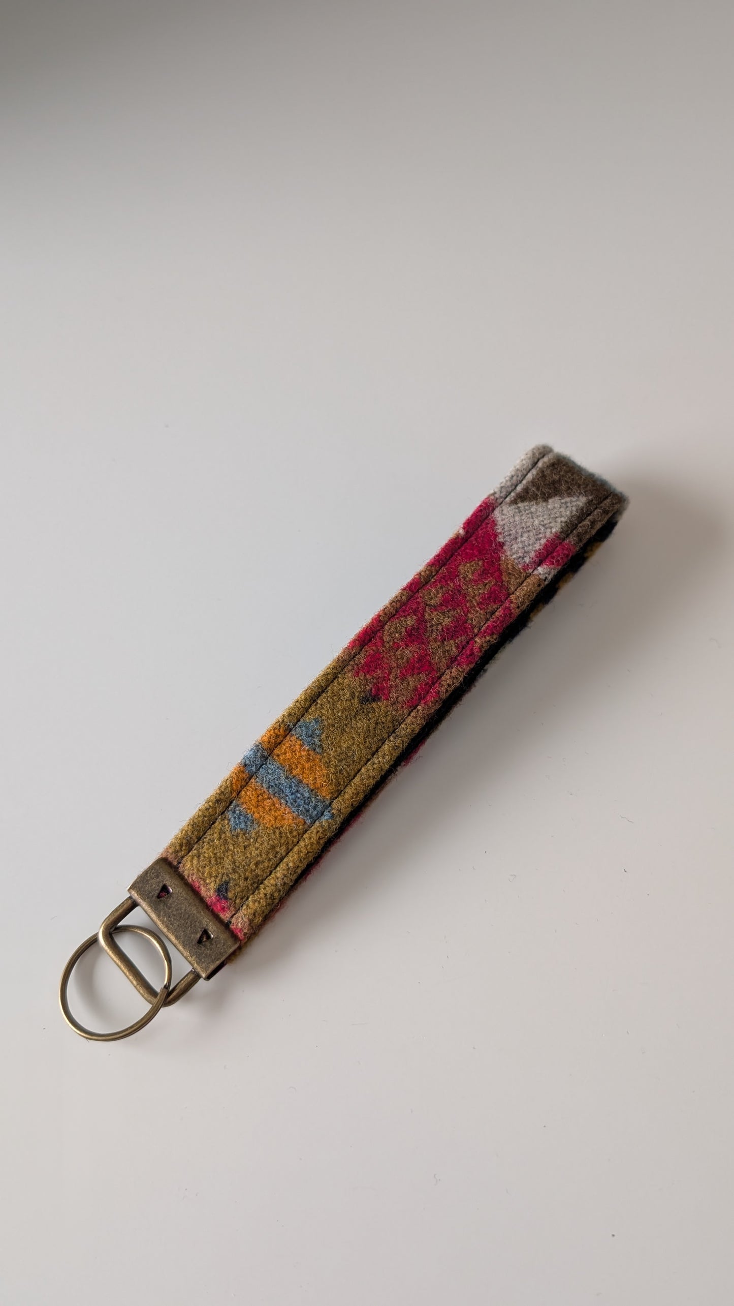 Keychain Wristlet in Pendleton Wool ® - Short Style 6