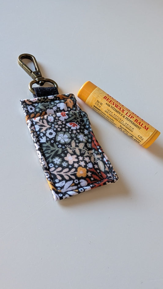 Lip Balm Clip - Fall Floral