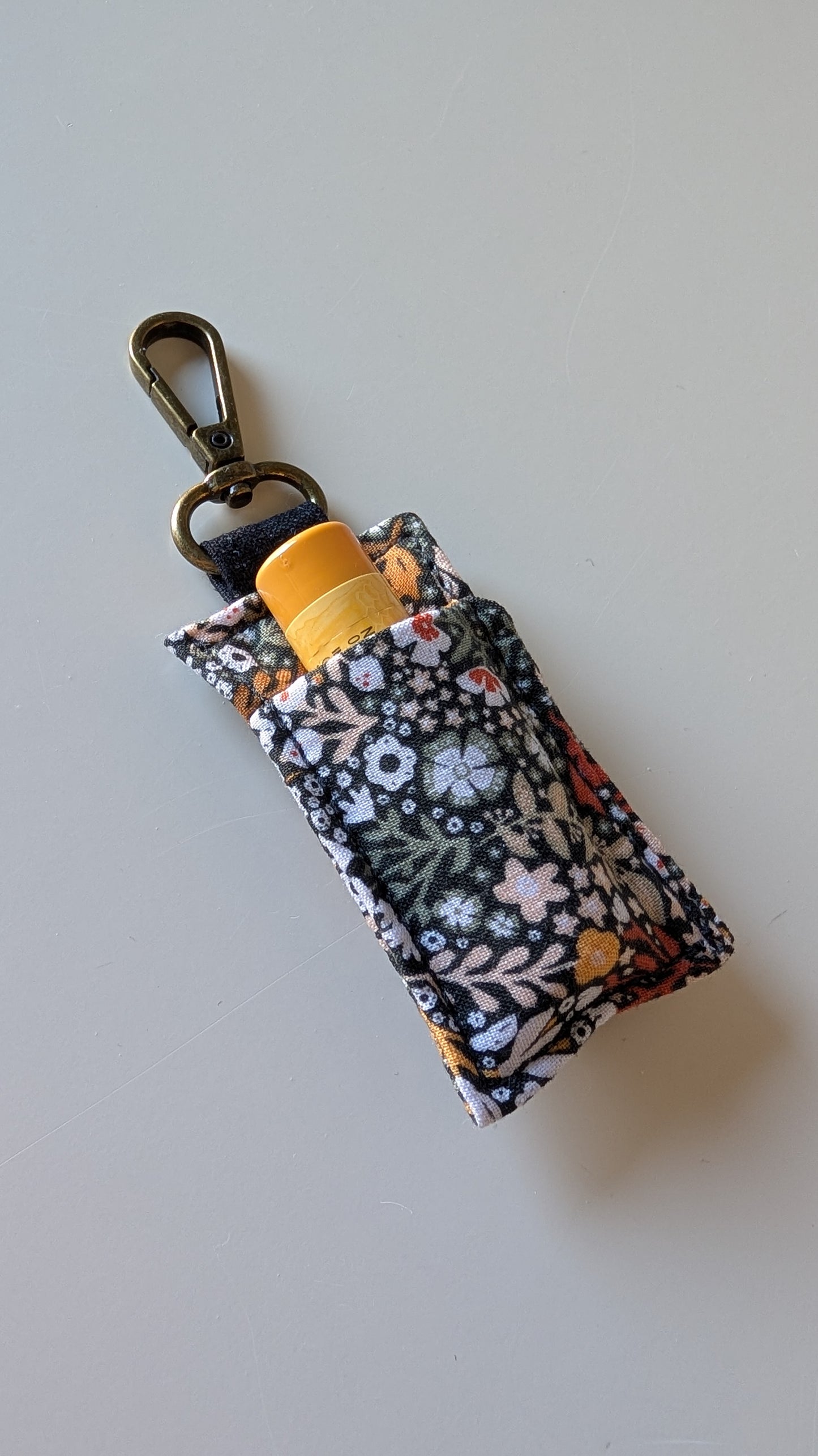Lip Balm Clip - Fall Floral
