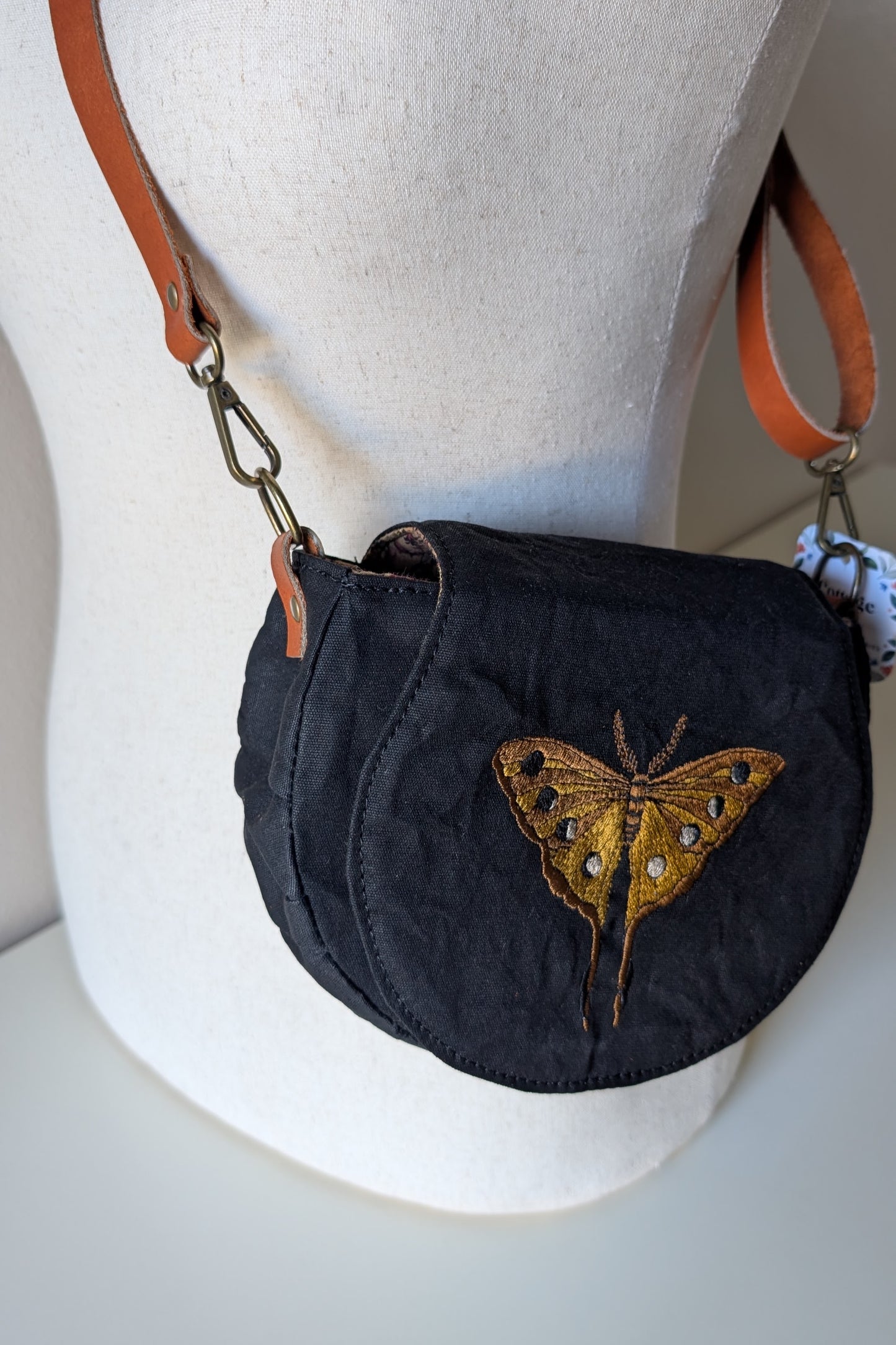 Hattie Saddle Bag - Moth