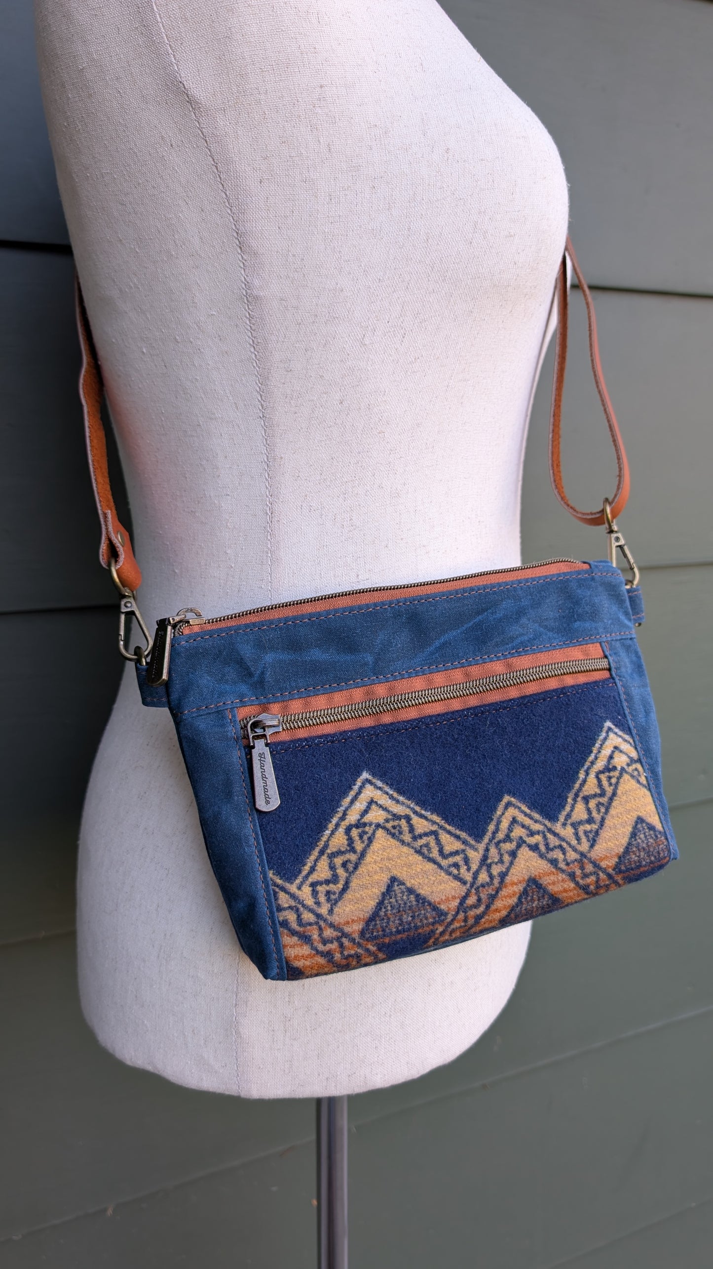 Poppy Crossbody- Indigo Mountains