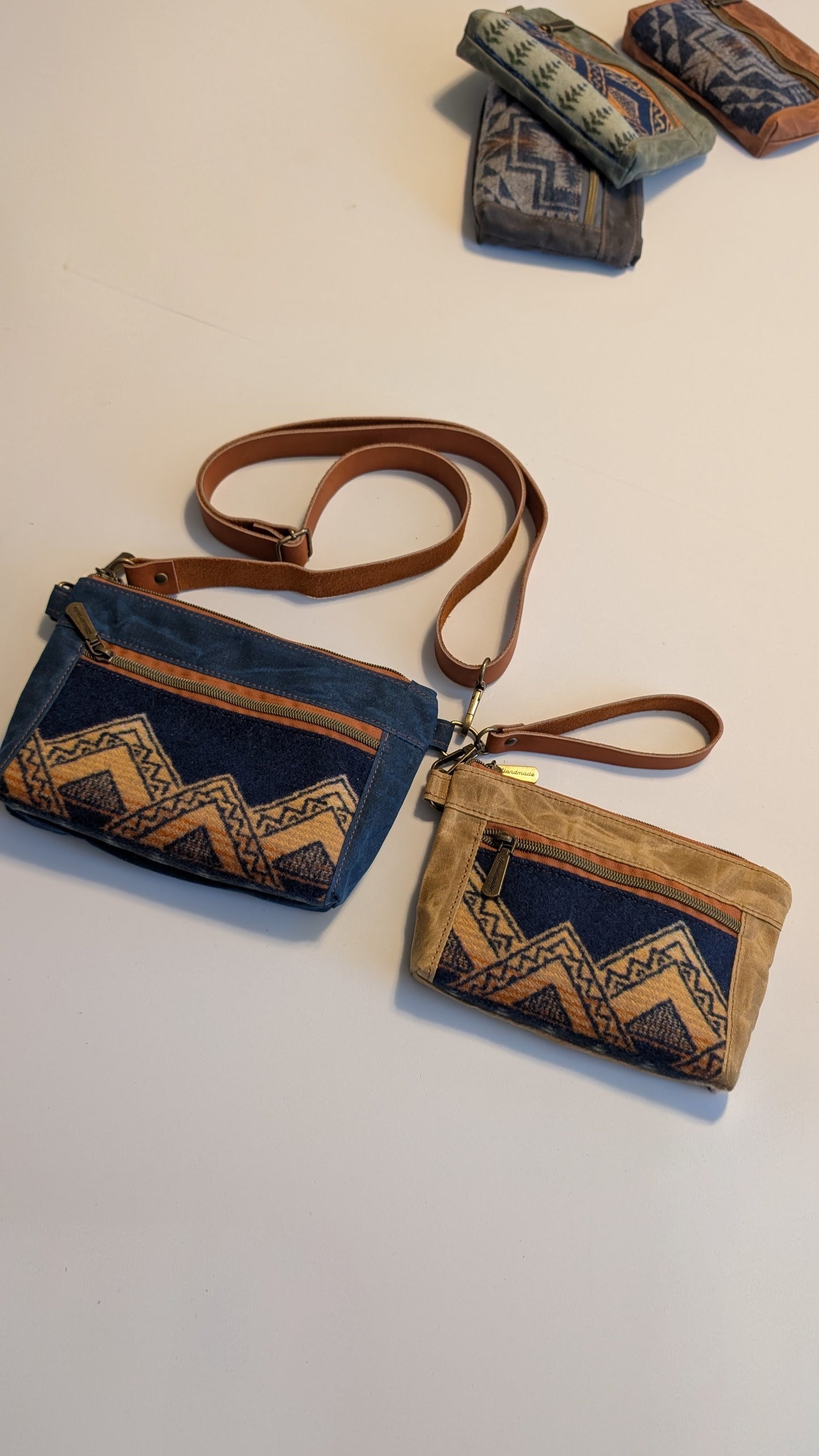Poppy Crossbody- Indigo Mountains