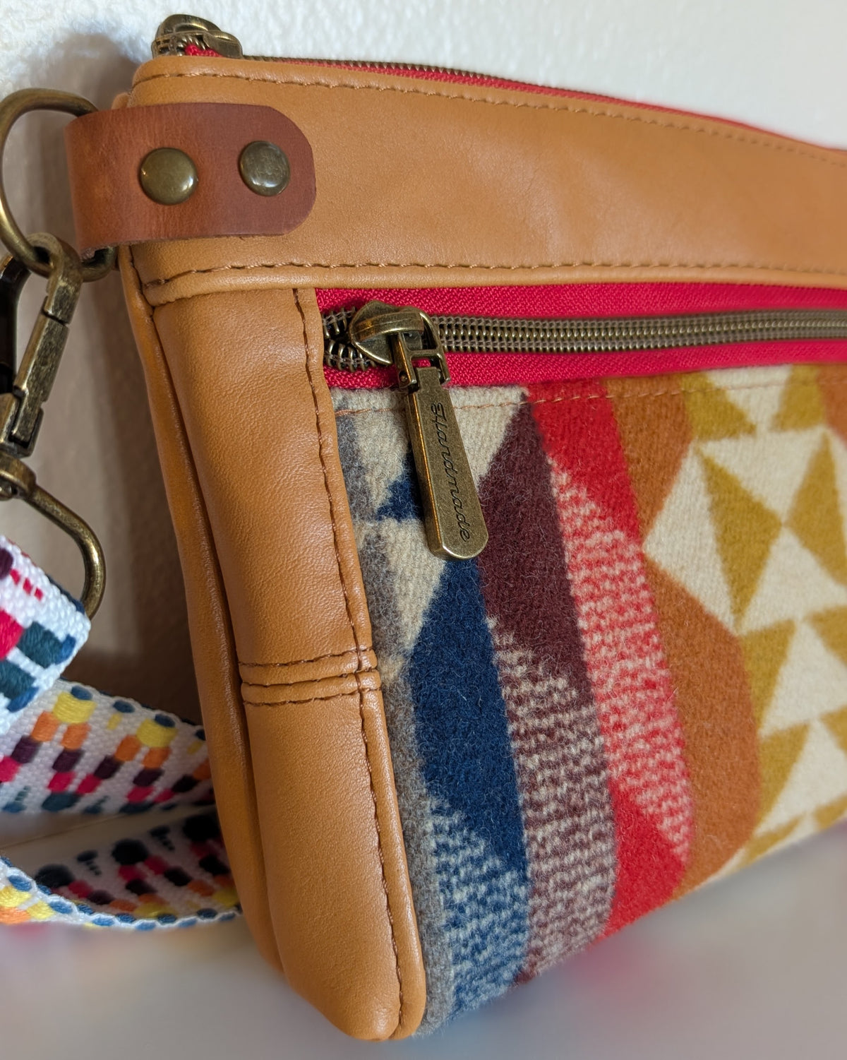 Leather Devon Crossbody - Smith Rock Bright