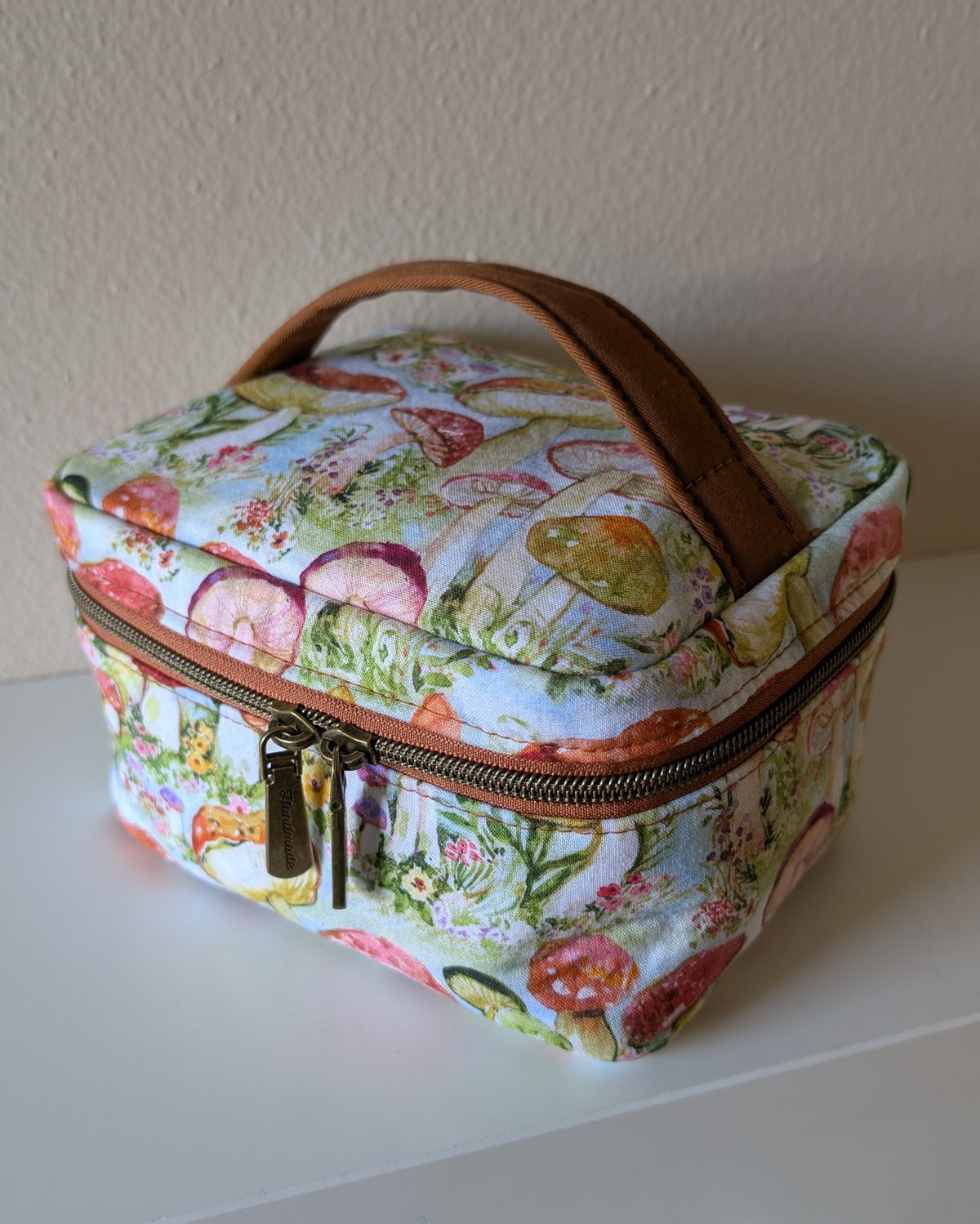 Watercolor Fungi - Train Case