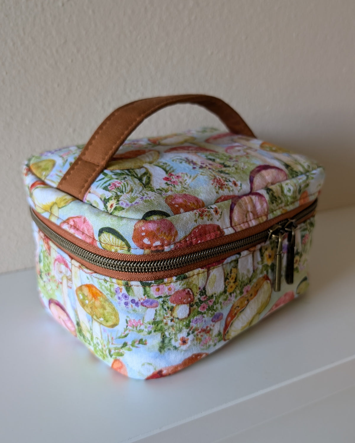 Watercolor Fungi - Train Case