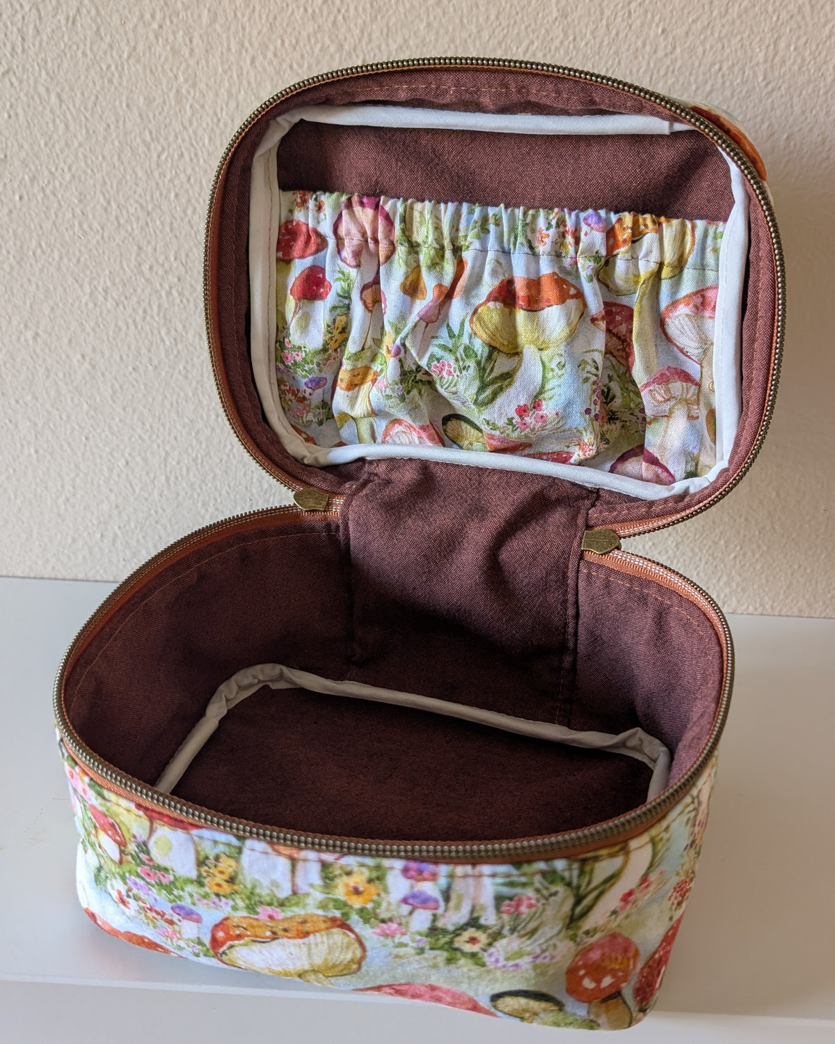 Watercolor Fungi - Train Case