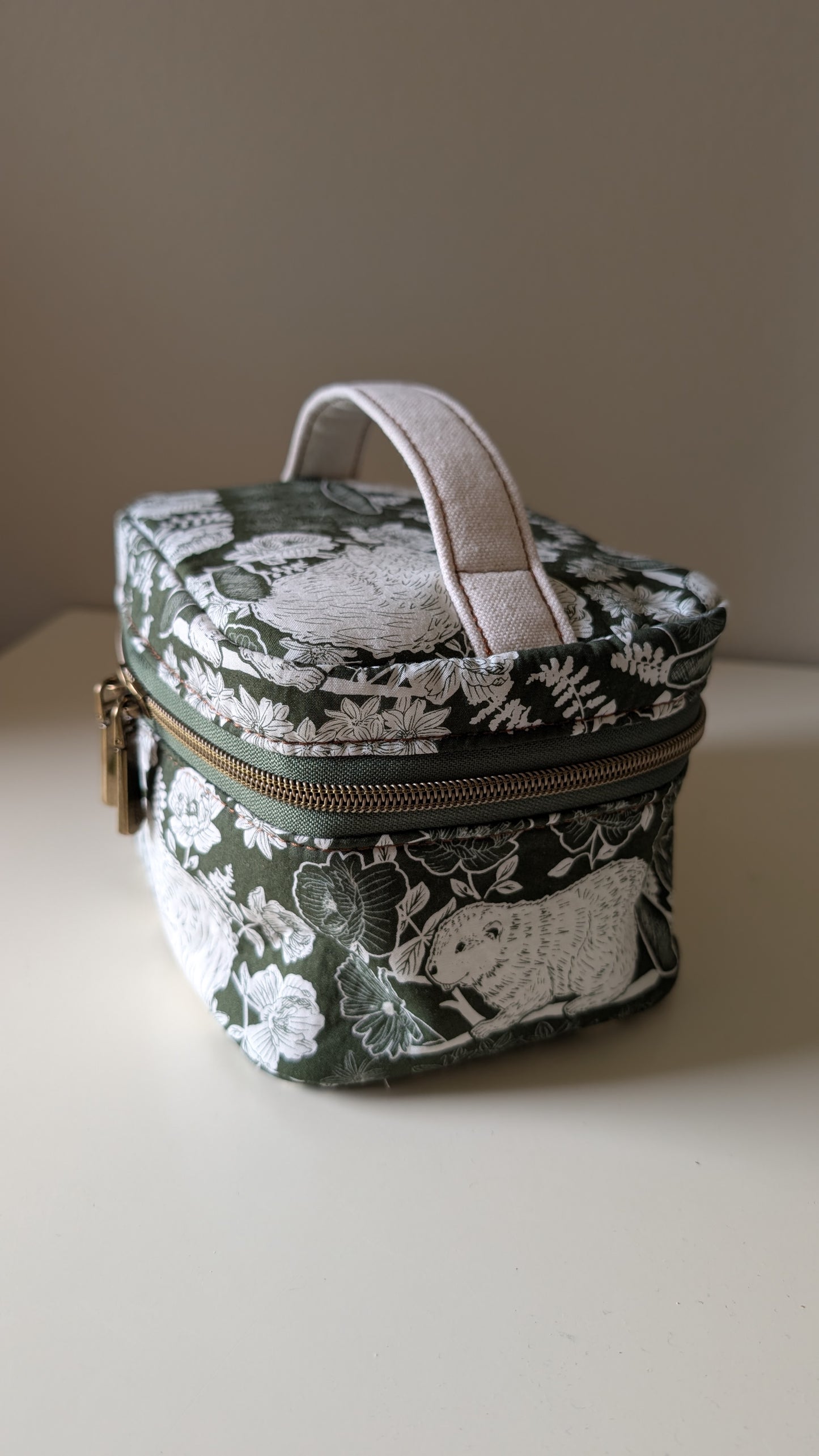Lucy Train Case Emerald Beaver